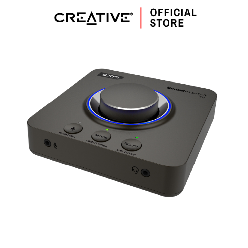 CREATIVE SOUND CARD Sound Blaster X4 External USB Sound Card รองรับ 7.1/5.1 ควบคุมผ่าน App บนมือถือ