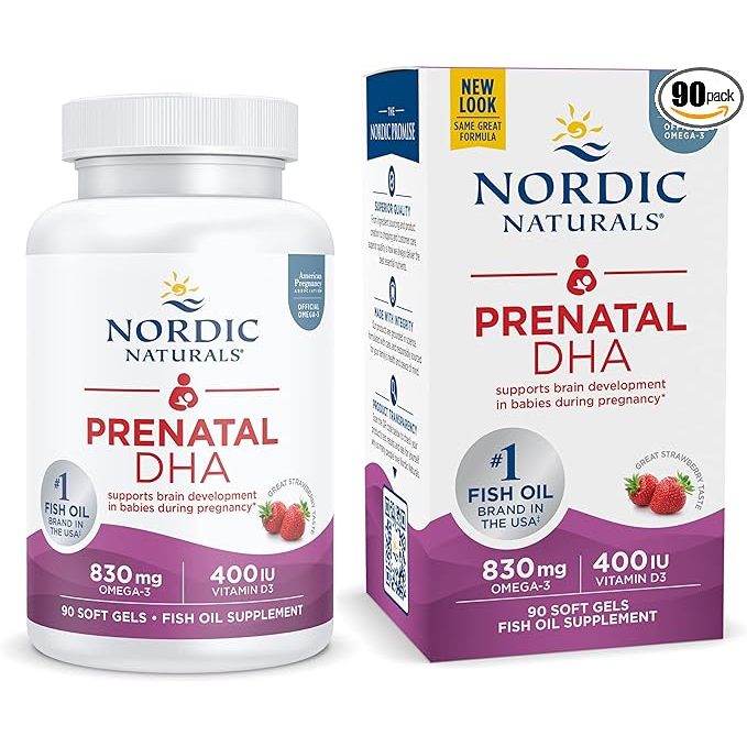 Nordic Naturals Prenatal DHA 90 soft gels / Postnatal Omega-3 60 soft gels สำหรับคุณแม่ ระหว่างการตั้งครรภฺ์ถึงหลังคลอด