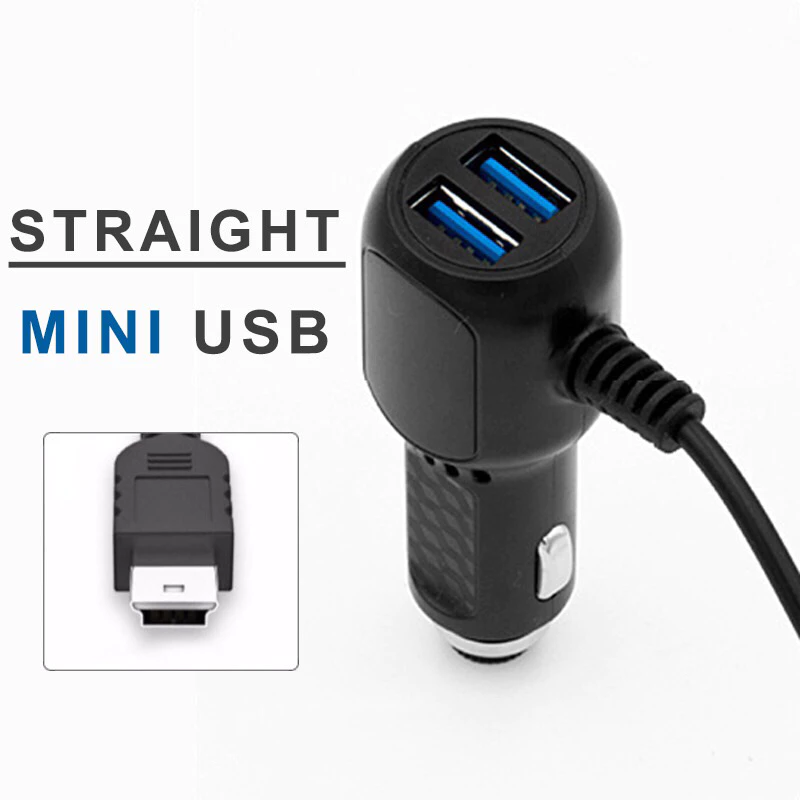 สายชาร์จกล้องติดรถยนต์ และ GPS ยาว 3.5 เมตร มี USB 2 ช่อง 3.5 A Camera Car Charger GPS mini thumbnail 6