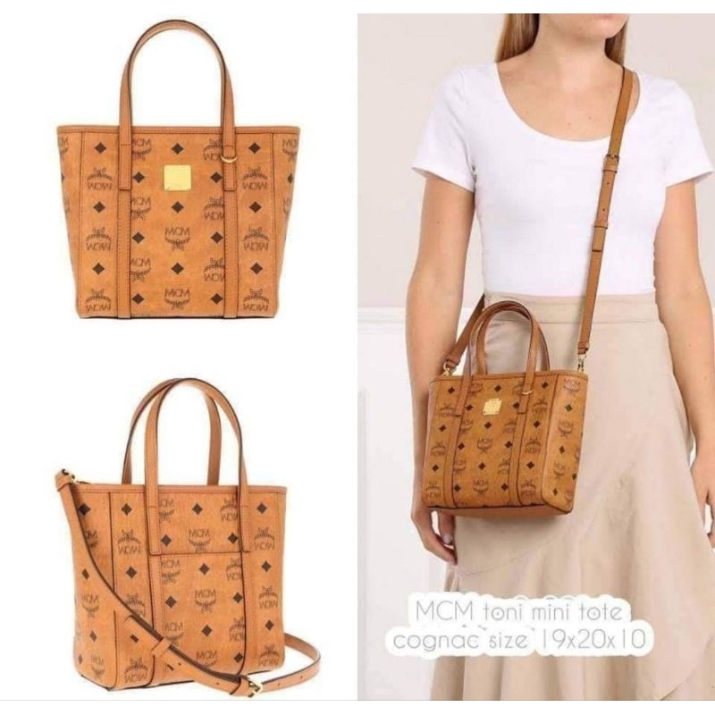 New mcm toni mini tote มือ1ของแท้💯พร้อมส่ง ว่างใบสุดท้าย