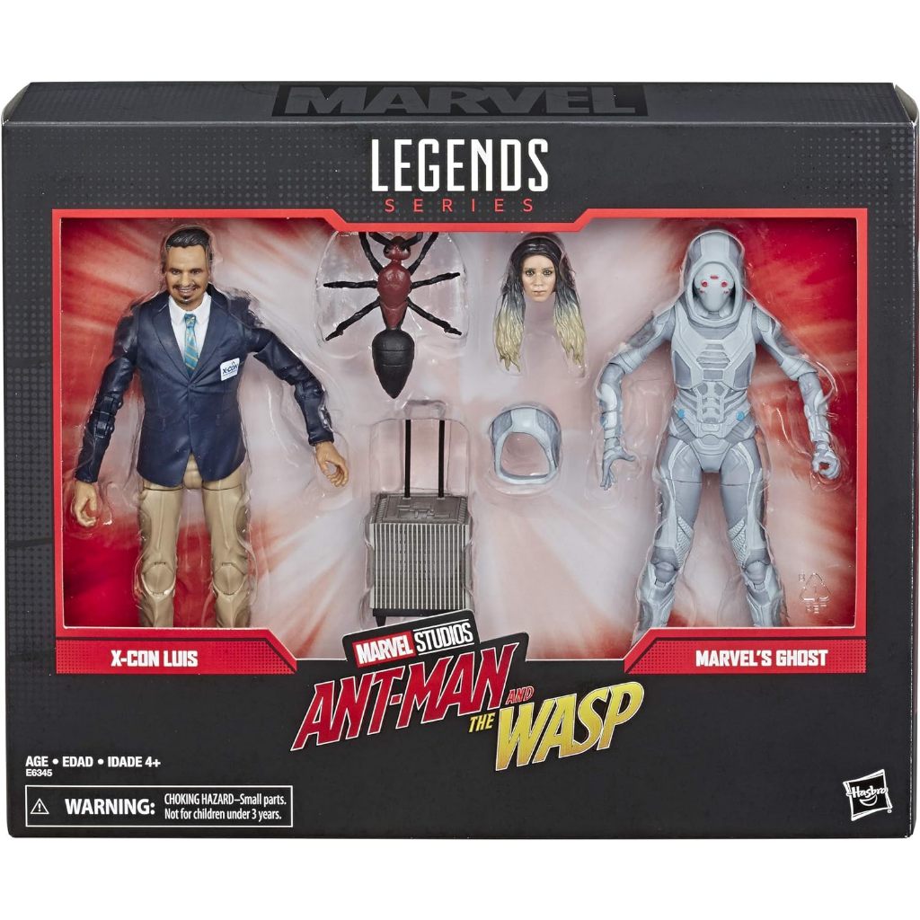 Marvel Legends Series Ant-Man &amp; The Wasp 6"-Scale Movie-Inspired X-Con Luis Ghost Collectible Action Figure