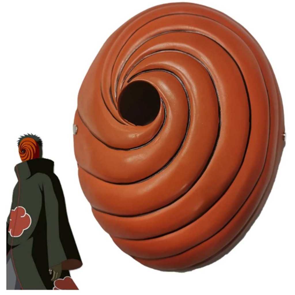 อะนิเมะ Naruto หน้ากาก Akatsuki Tobi Uchiha Obito คอสเพลย์หน้ากาก Props ฮาโลวีนคาร์นิวัลผู้ใหญ่เด็กของขวัญ