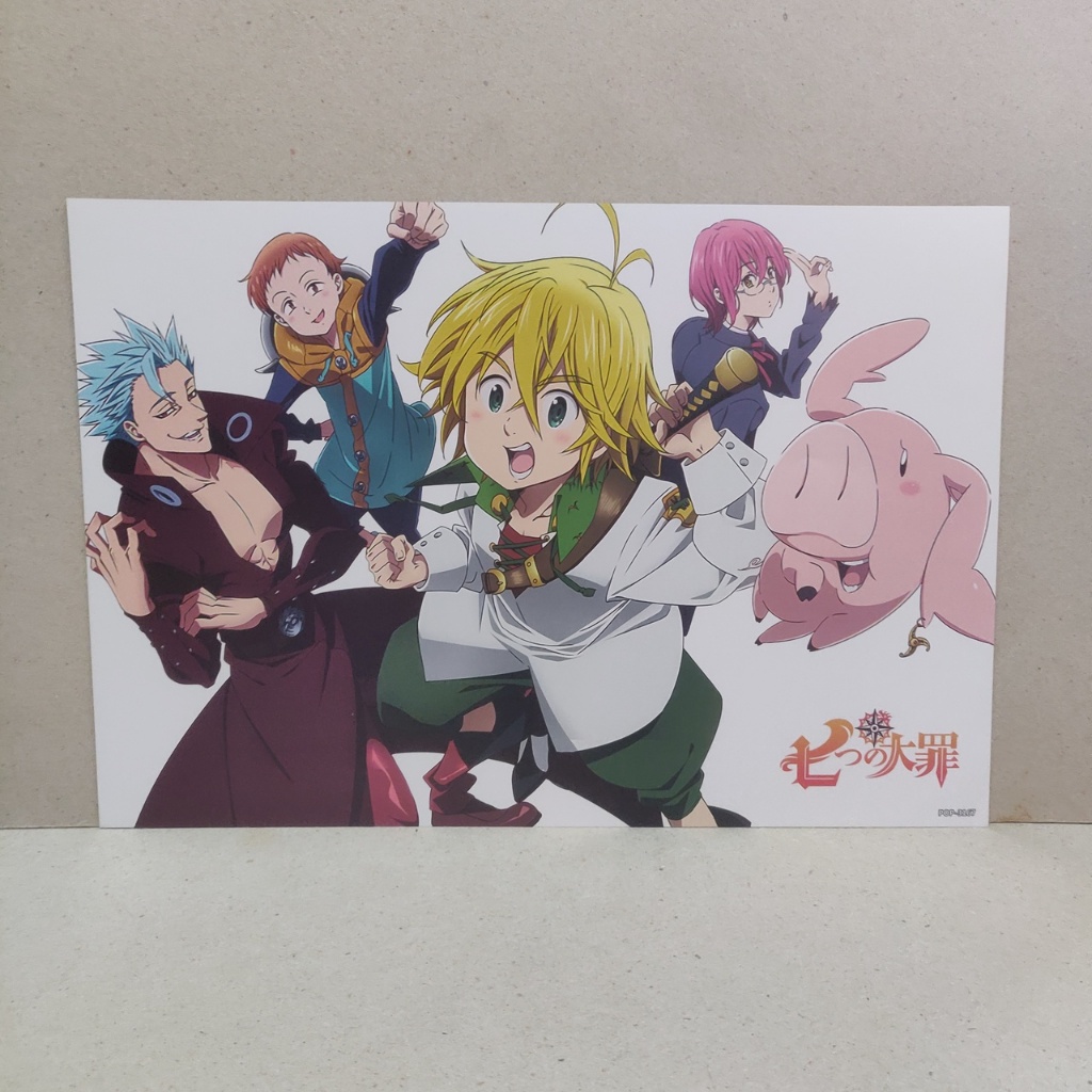 โปสเตอร์อนิเมะ A3 the seven deadly sins 7 บาป