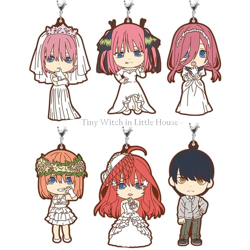 Ichiban Kuji Gotoubun no Hanayome The Quintessential Quintuplets bandai blind box keychain เจ้าสาวผม