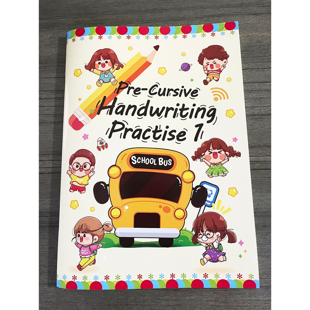 สมุดคัดลายมือภาษาอังกฤษสำหรับโรงเรียนนานาชาติ Pre-Cursive Handwriting