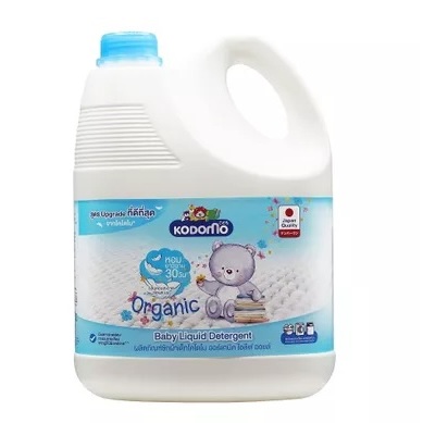 KODOMO น้ำยาซักผ้าเด็ก โคโดโม ออร์แกนิค โอลีฟ ออยล์ สำหรับเด็กแรกเกิด ORGANIC OLIVE OIL 2,800 มล.