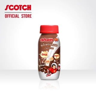 Scotch สก๊อต คิตซ์ ซุปไก่ผสมนม รสช็อกโกแลต 140 มล.(แพ็ก 12 ขวด) จำนวน 2 แพ็ก (DHA & OMEGA3)