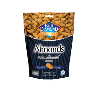บลูไดมอนด์ อัลมอนด์อบ 400 ก. Blue Diamond Natural Toasted Almonds 400 g.