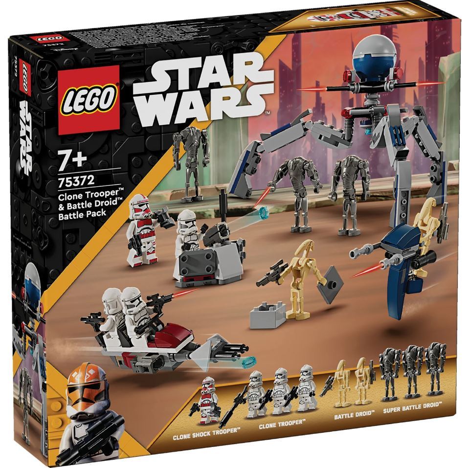 LEGO®  Star Wars™ Clone Trooper™ & Battle Droid™ Battle Pack 75372