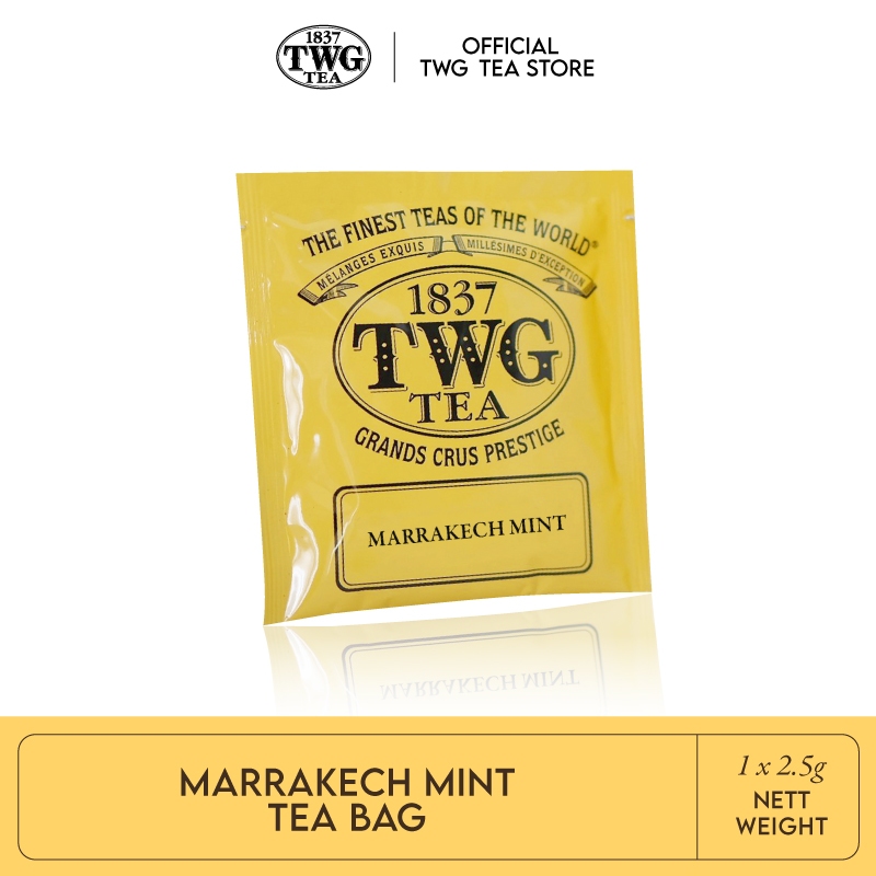 TWG Tea Marrakech Mint, 2.5g ชาทีดับบลิวจีขนาด2.5กรัมต่อซอง