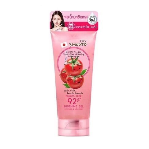(หลอด) เจลน้ำมะเขือเทศ สมูทโตะ Smooto Tomato Yogurt Plus Whitening Soothing Gel
