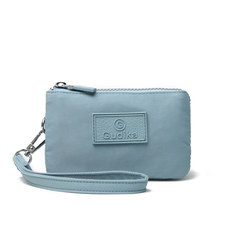 GUDIKA--พร้อมส่ง กระเป๋าคล้องมือ/คล้องแขน สตางค์ ผ้าไนลอน เกรดพรีเมียม มีสายคล้องข้อมือ กันน้ำ100% ผ้าไนลอน-G8114