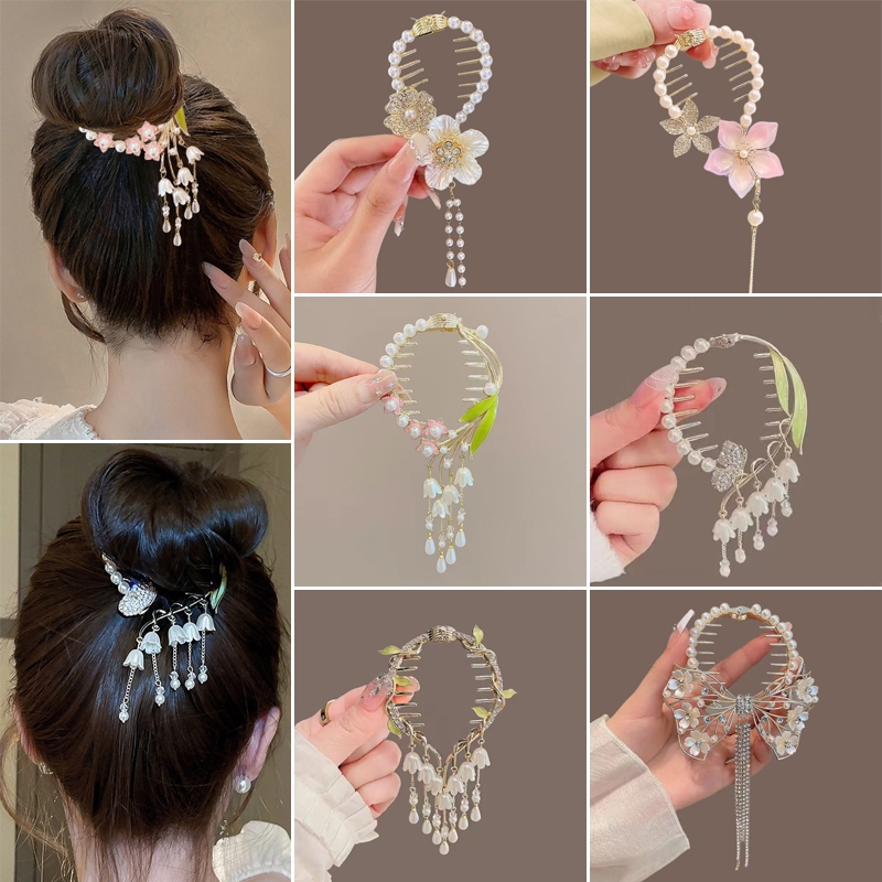 [จัดส่งในกทม]แฟชั่นเกาหลี พู่ห้าดาวสีชมพู กิ๊บติดผม เกาหลี พระคุณ ไข่มุก กิ๊บหนีบผม ความนิยม เครื่องประดับแฟชั่น20 สไตล์
