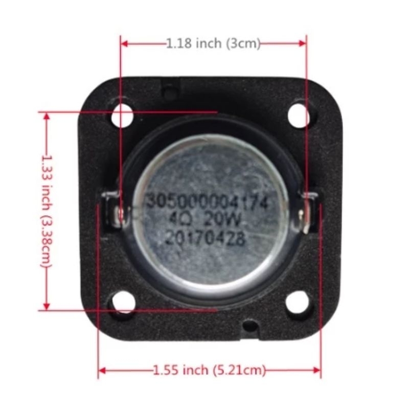 ลำโพงเสียงแหลม HK 2นิ้ว 20w แรง เสียงดี ใส่ตู้บลูทูธDIY ใส่รถยนต์ รูปที่ 4