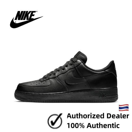 ของแท้ 100 % Nike Air Force 1 Low 07 black สีดำ