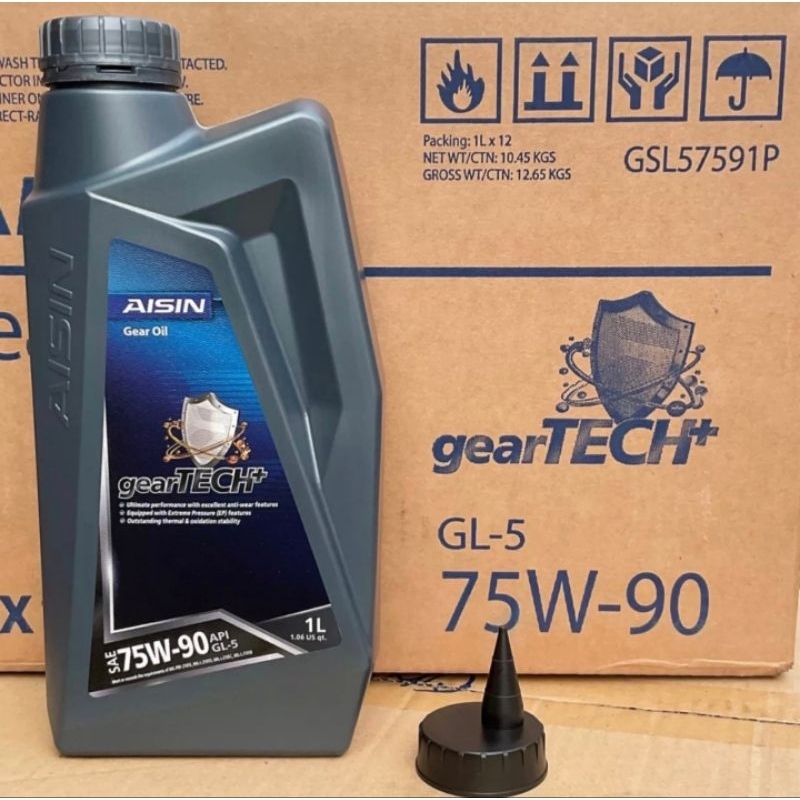 น้ำมันเกียร์ สังเคราะห์ GL5 AISIN เกรด 75W90 1ลิตร