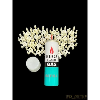 แก๊สกระป๋องสำหรับเติมไฟแช็ค BUGA FLAME GAS ขนาด 50 ml.(กระป๋องเล็ก)