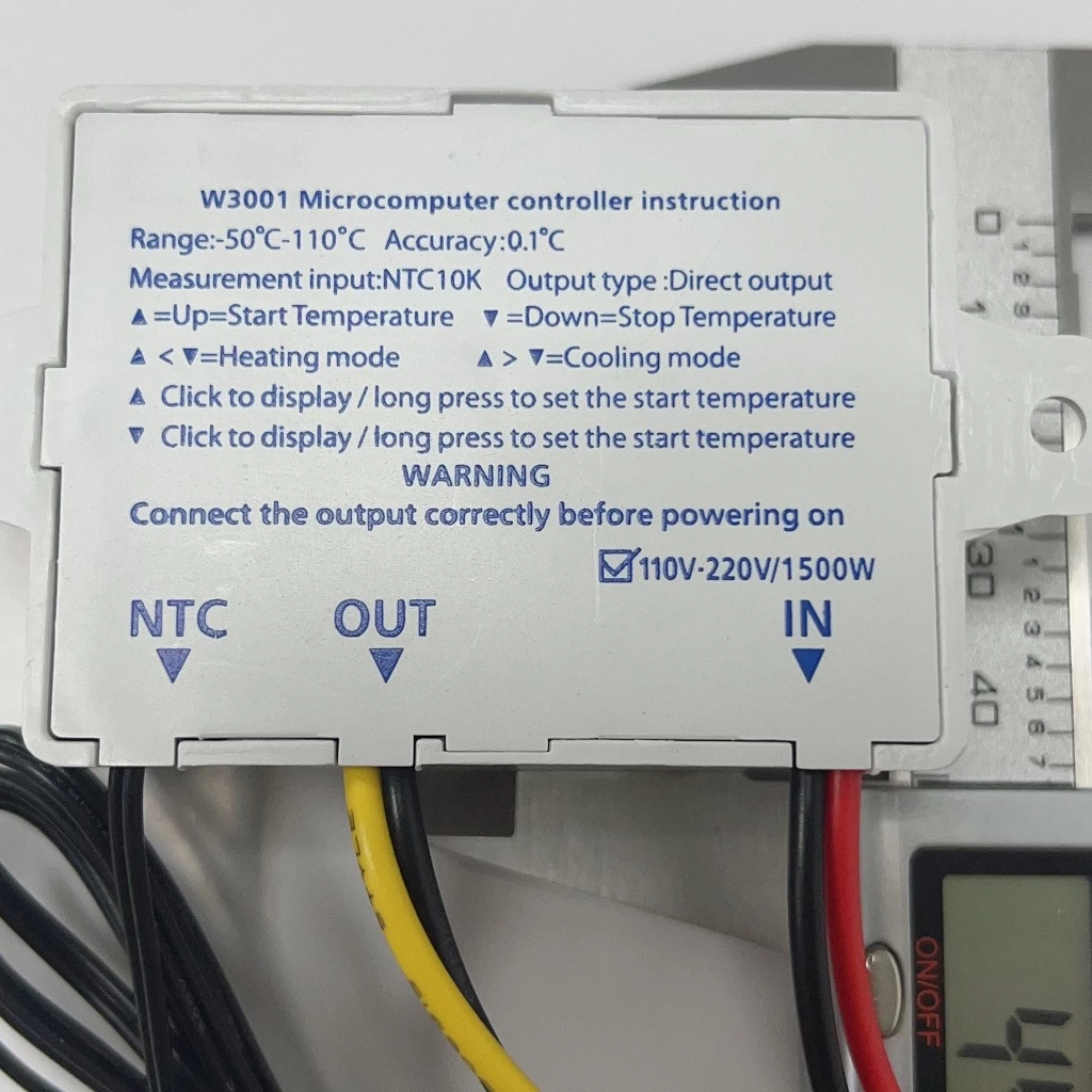 All About Pet เครื่องปรับอุณหภูมิ XH-W3001 ตัวควบคุมอุณหภูมิ 220V ควบคุมอุณหภูมิตู้ฟักไข่ ตู้แช่ เครื่องวัดอุณหภูมิ thumbnail 6
