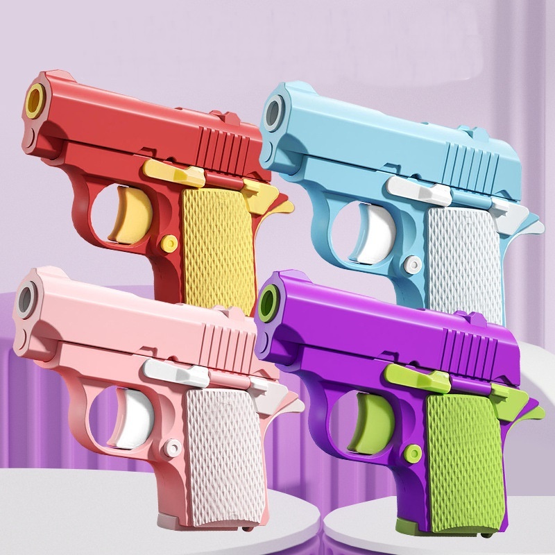 Thai.th ของเล่นปืนพกขนาดเล็ก กดเล่นได้ทั้งวัน สำหรับเด็ก M1911