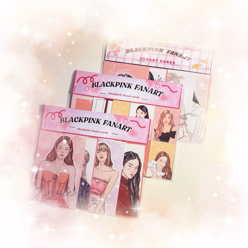 🖤🩷 BLACKPINK fanart card set