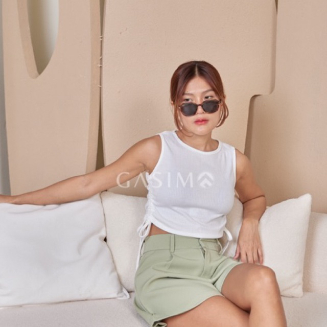 GASIMO Mira Ruched Sleeveless Top 💕