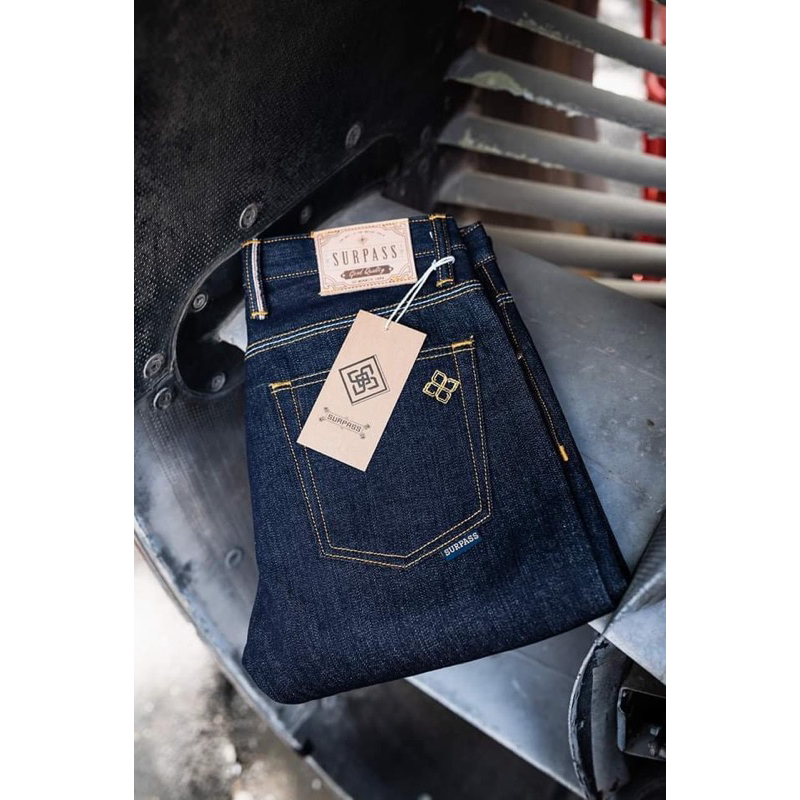 surpassDenim(Brass)16ozมี2ทรงให้เลือกกะบอกเล็กและกะบอกตรง