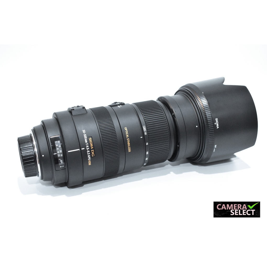 (มือสอง)เลนส์ SuperTelephoto Sigma DG 50-500mm F4.5-6.3 OS APO HSM (Nikon AF) สภาพสวย 9/10 ใช้งานปกติ
