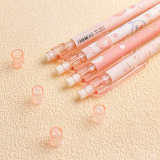 ดินสอกด ลายพีช สุ่มลาย ขนาด0.5 mm อุปกรณ์เครื่องเขียน พร้อมส่ง
