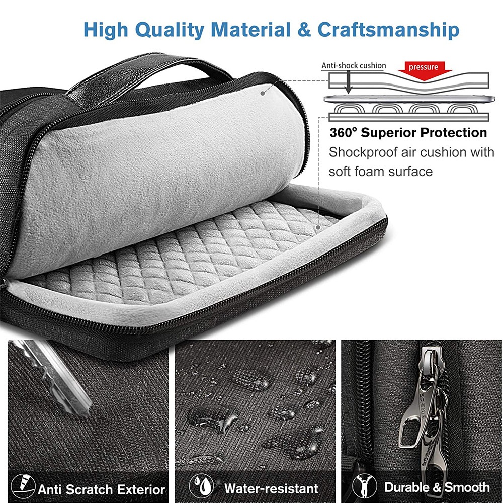 กระเป๋าสะพายข้าง  with Shoulder Strap แท็บเล็ต 13-16 Inch for Labtop14inch 15.6inch macbook13.3-16inch iPad12.9