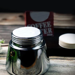 ID888 กระดาษกรองกาแฟ ที่กรองกาแฟ แบบกลม กระดาษดริป แบบหนา วัสดุธรรมชาติ