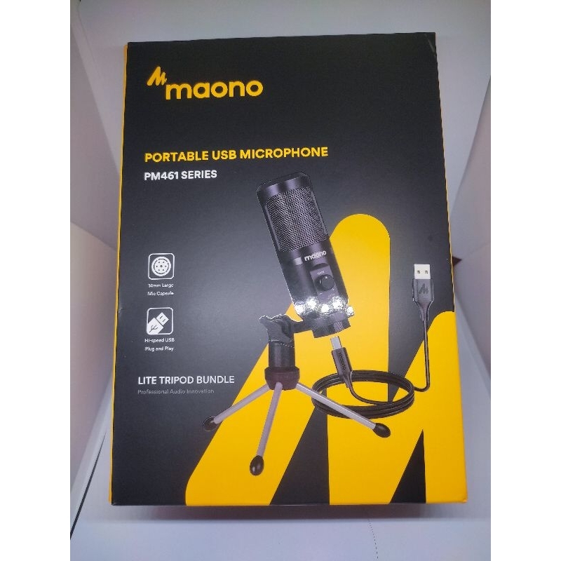 ไมโครโฟน คอนเดนเซอร์ USB Maono AU-PM 461TR