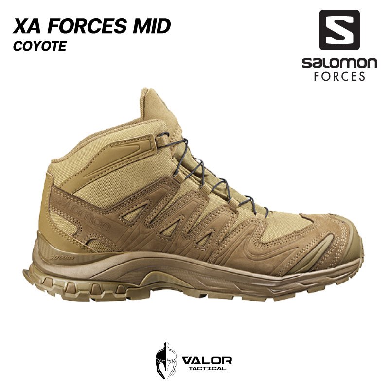 Salomon - XA Forces Mid EN [ Coyote ] รองเท้าผู้ชาย ทหาร คอมแบท เดินป่า ผ้าใบ ของแท้