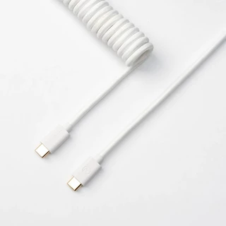 [มีส่งด่วน] สายเคเบิลคีย์บอร์ดแบบขด Keychron Coiled Aviator Cable