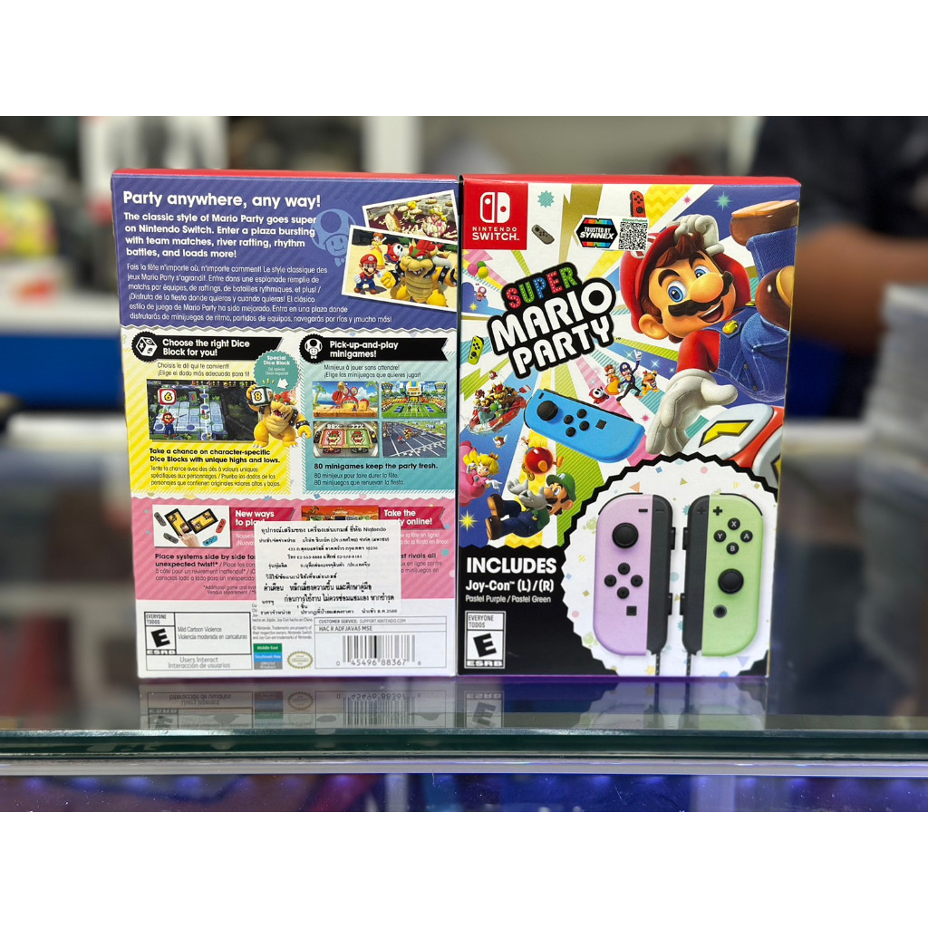 [ประกันศูนย์ 1ปี] Nintendo Switch : NS Super Mario Party Joy-Con Bundle (Pastel Purple / Pastel Green) (MDE)