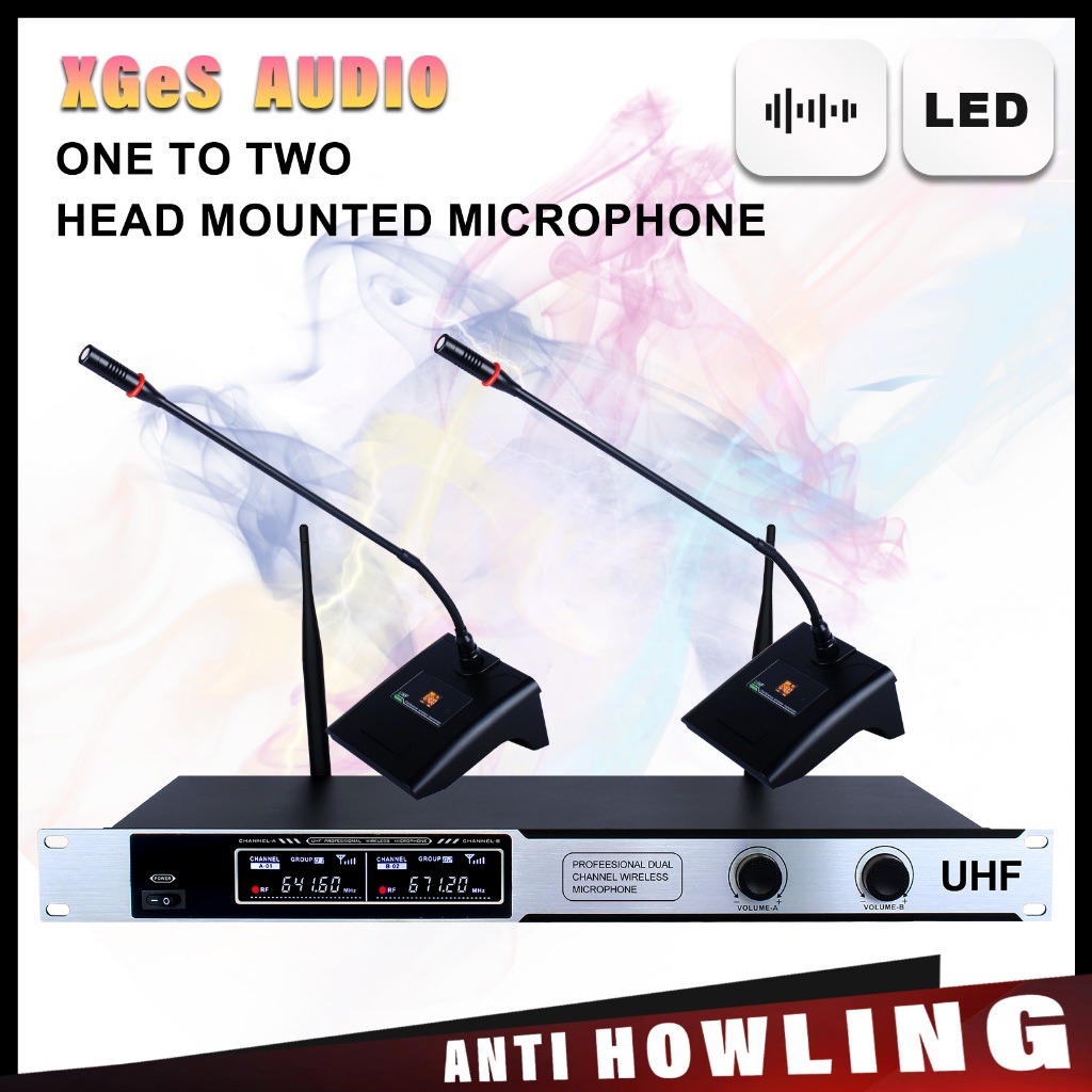 ไมค์ไร้สาย uhf ไมค์ประชุมไร้สาย ลอย ไมค์ไร้สาย Wireless microphone ไมค์ตั้งโต๊ะ คริสตจักรการประชุมที