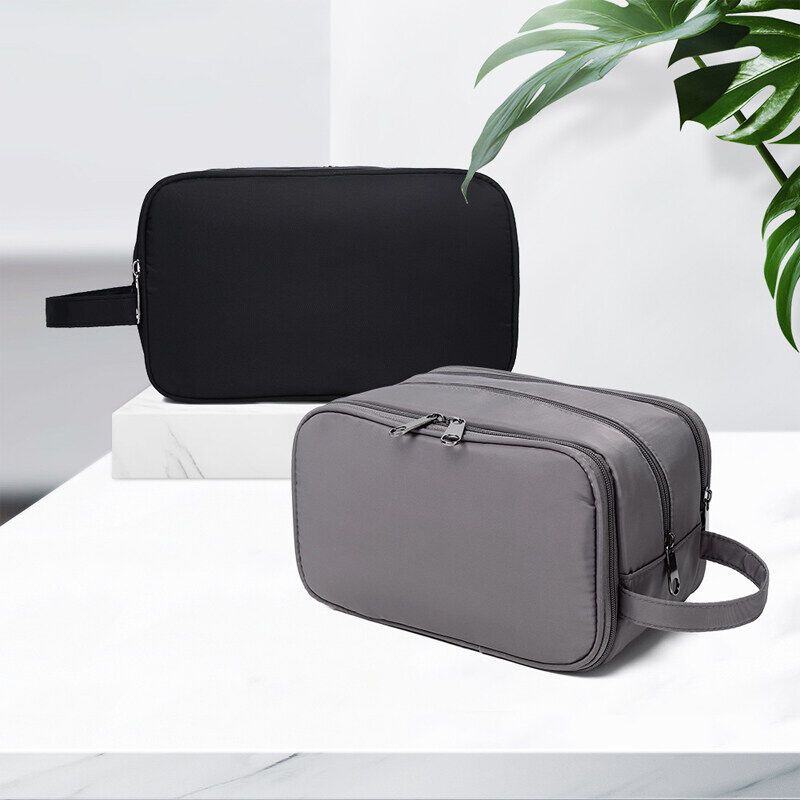 กระเป๋าใส่เครื่องอาบน้ำ กระเป๋าเครื่องสำอาง Toiletry bag มีช่องใส่เยอะ กันน้ำได้ พกพาสะดวก หยิบใช้งานง่าย Narmall_