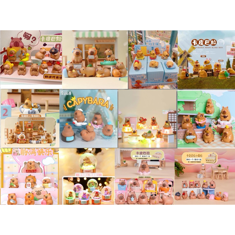 (Pre-order)กล่องสุ่มCapybaraคอลต่างๆ