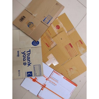 กล่องพัสดุ A ,AB, 2A มือสอง 10 ใบ