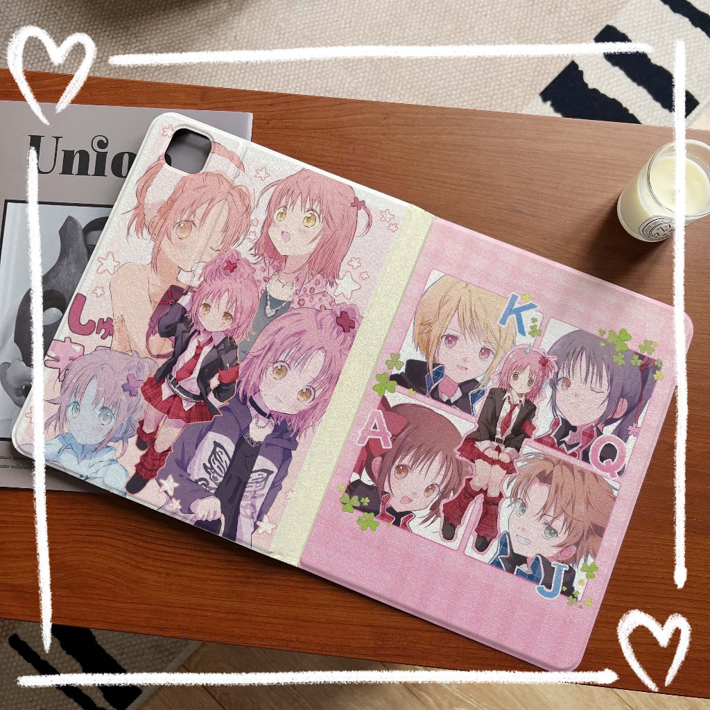 24 ชั่วโมง เคสป้องกัน iPad คาแรคเตอร์ผู้พิทักษ์ Gen9 Air5 พร้อมถาดใส่ปากกา เคสไอแพด Pro11 2024 Air4/6 Gen8/7