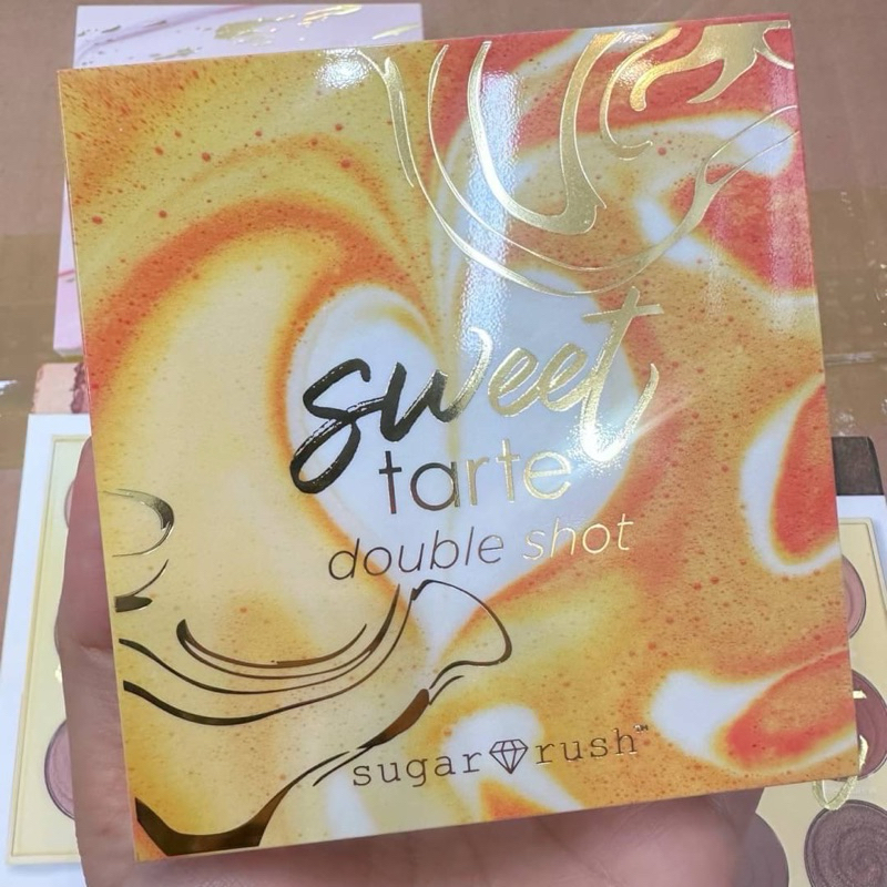 🥰Tarte sweet tarte double shot eyeshadow palette  💥💥 สีโทมน้ำตาลวอร์ม
