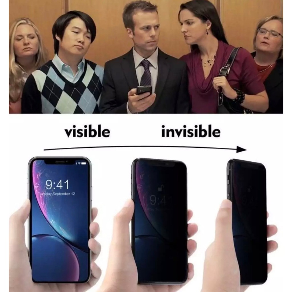 ฟิล์มกระจก กันมอง Privacy AIS Ruio R1 5G A2 A-ONE A-II S6501 S6506 S6518 Benco V62 V90 Tempered Glas