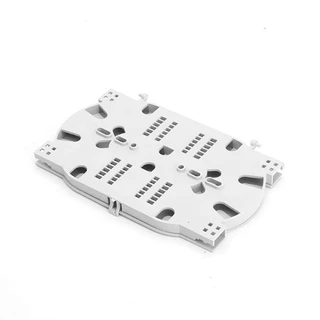 splice tray 12/24 core ถาดสไปรท์สายไฟเบอร์ออปติก ถาดเก็บสายรอยต่อจุด Splice FTTH FTTX