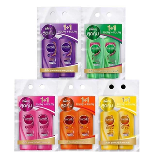 Sunsilk แชมพูซันซิล แพ็คคู่ (แชมพู+แชมพู / แชมพู+ครีมนวด ) ขนาด 325 มล.