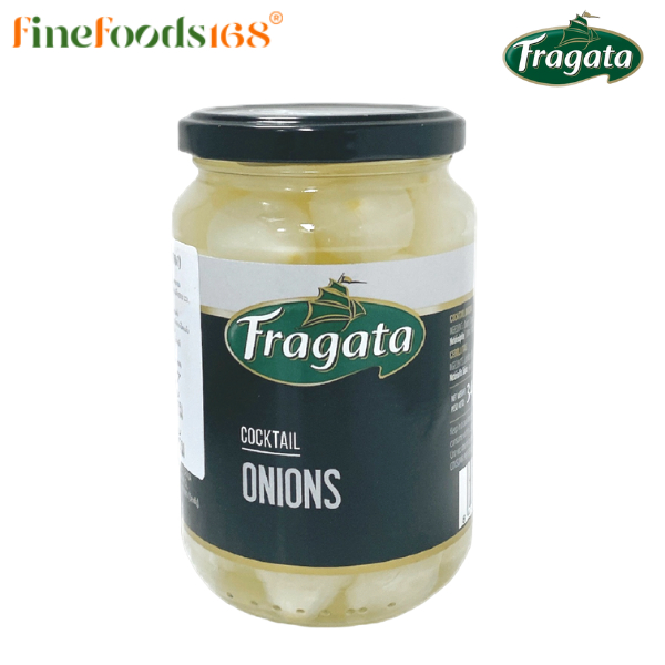 ฟรากาต้า หัวหอมดอง 345 กรัม Fragata Cocktail Onions in Brine 345 g.
