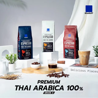 Bluekoff A5 เมล็ดกาแฟ ไทยอาราบิก้า คั่วเข้ม (Dark Roast) 250 กรัม