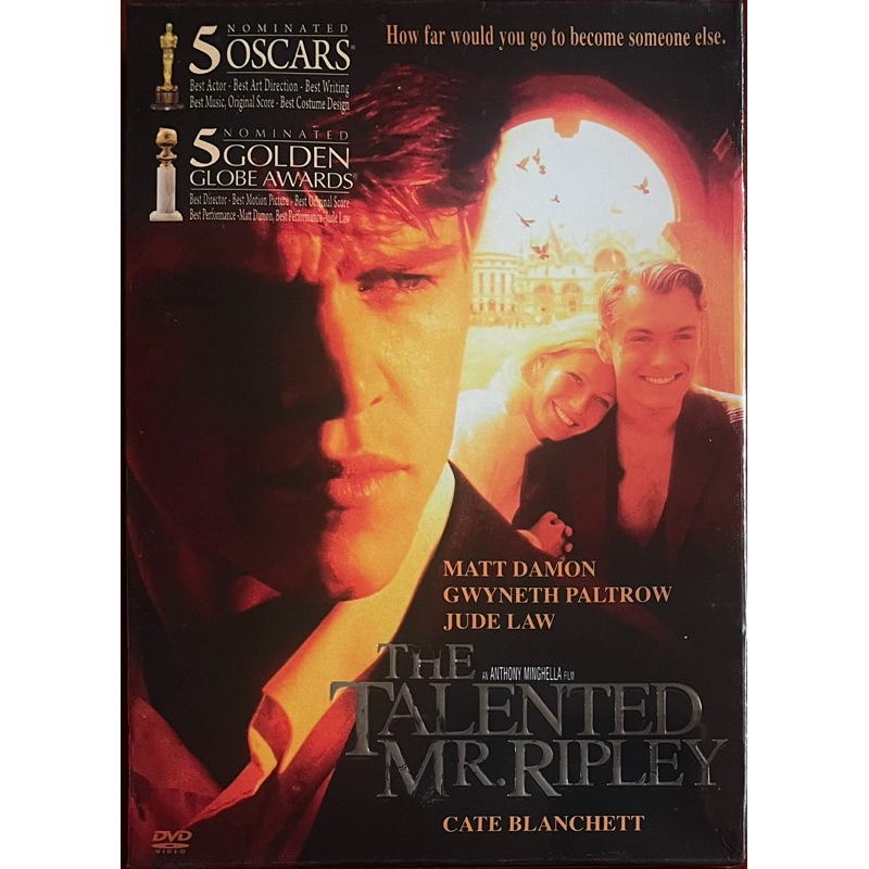 The Talented Mr. Ripley (1999, DVD)/ อัจฉริยะอำมหิต (ดีวีดี)