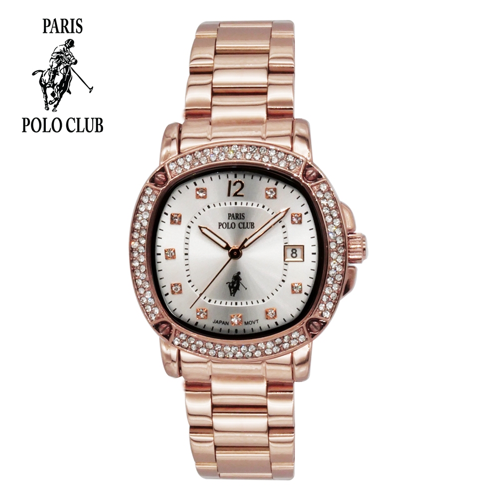 Paris Polo Club นาฬิกาข้อมือผู้หญิง สายสแตนเลส รุ่น PPC-230715