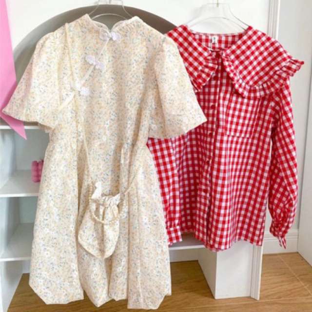 ชุดเดรสตรุษจีน เดรสน่ารักๆ aves.brand