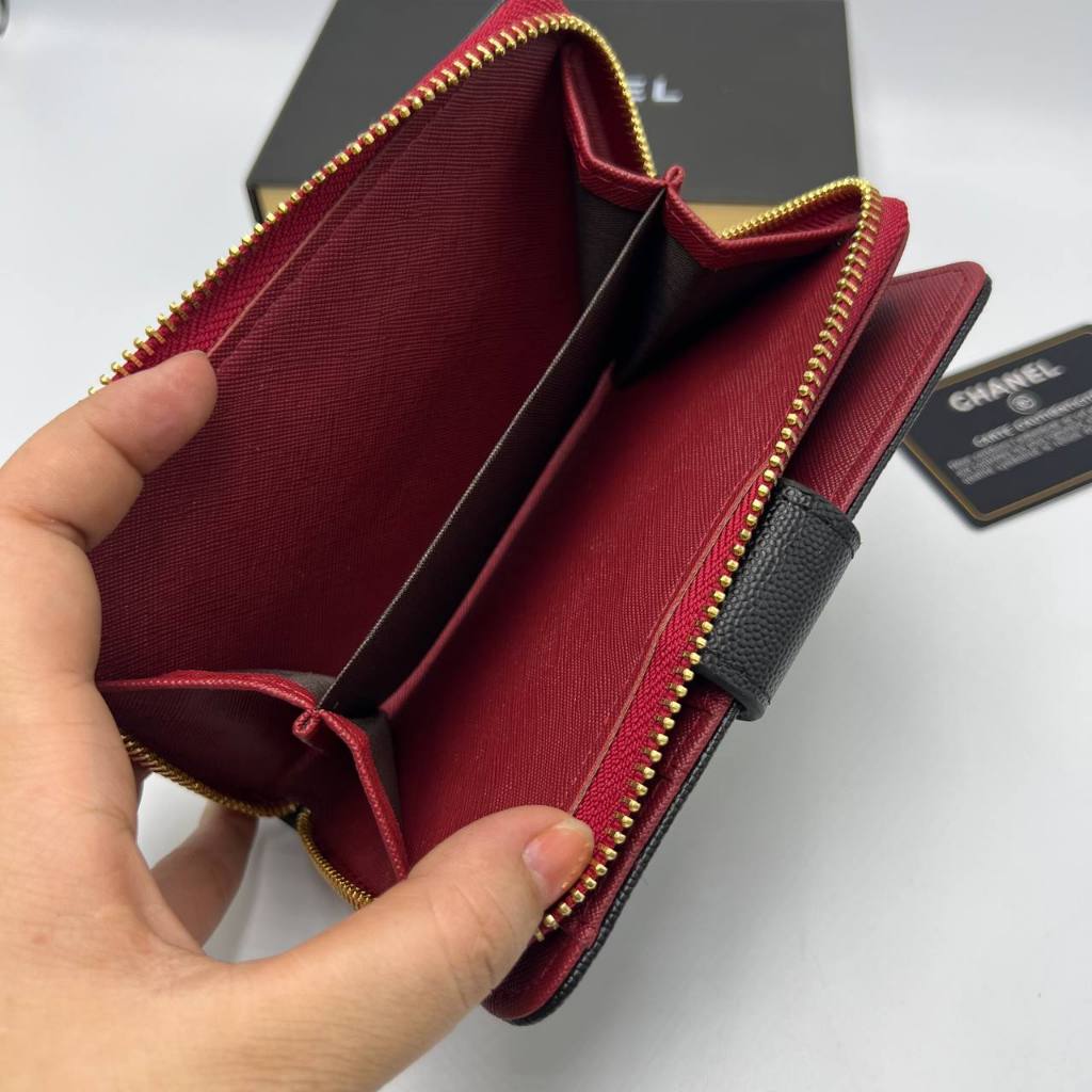 มาใหม่ กระเป๋าสตางค์ รุ่น2in1ขนาด6นิวมีช่องซิปช่องใส่แบงค์ได้ไม่ต้องพับงานสวยมีอุปกรณ์ครบพร้อมกล่อง
