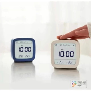 Qingping Cleargrass บลูทูธนาฬิกาปลุกสมาร์ทควบคุมอุณหภูมิความชื้นจอแสดงผลหน้าจอ LCD ปรับ Nightlight